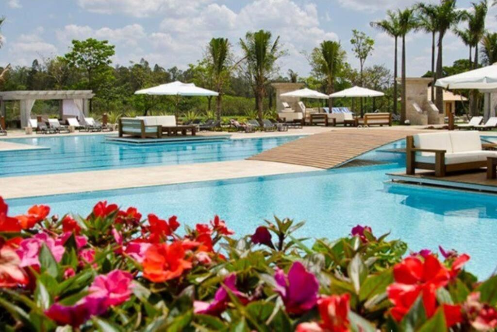 Resort&Lazer Piscinas, Beach Tenis, Bike, Golfe, Pesca, Ar, Wifi Fibra, Tv A Cabo E Lareira อากวส เจ ซานตาบาร์บารา ภายนอก รูปภาพ